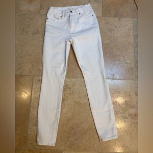 Good American Women's Good Legs White Skinny Jeans